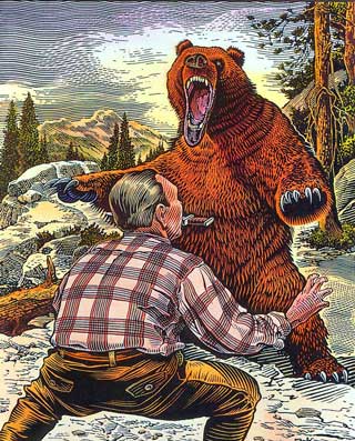 猎手和熊