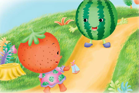小草莓和西瓜