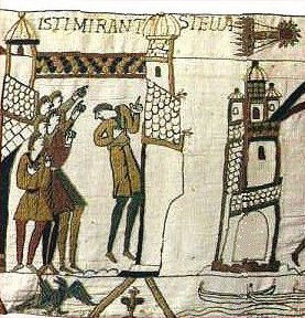 1066年出现在贝叶挂毯上的哈雷彗星