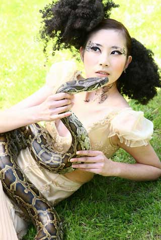 蟒蛇与美女